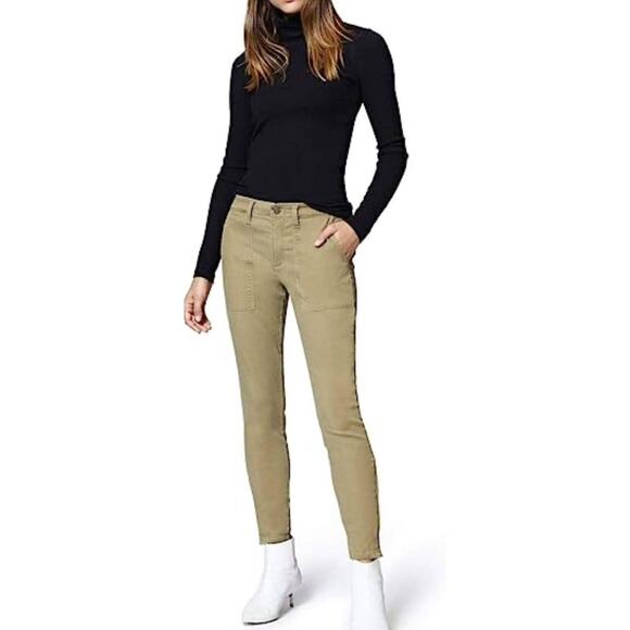 Sanctuary Fast Track Skinny Chino Pants in Prosperity Green  -32 - Picture 1 of 13